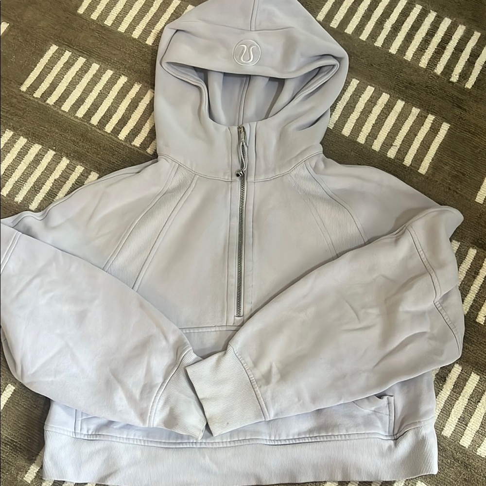 lululemon - Scuba Hoodie light blue periwinkle color